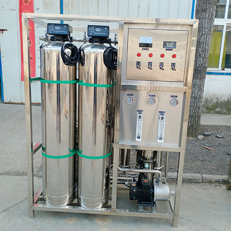 Фильтр обратного осмоса 500LPH Деионизированная водная машина для деминерализованной системы ОР