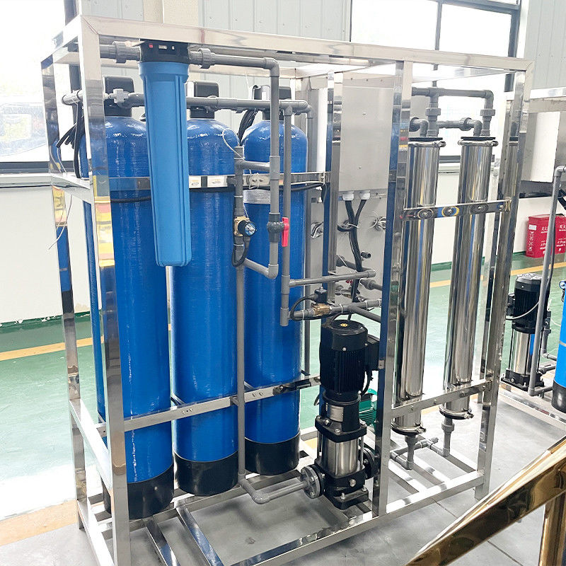 500L 3 бутылки RO обратный осмос фильтры очистки воды очистительная машина в деревянном корпусе