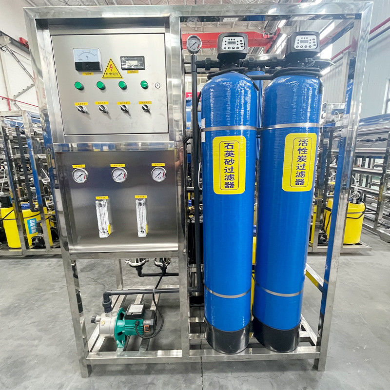 500L 3 бутылки RO обратный осмос фильтры очистки воды очистительная машина в деревянном корпусе