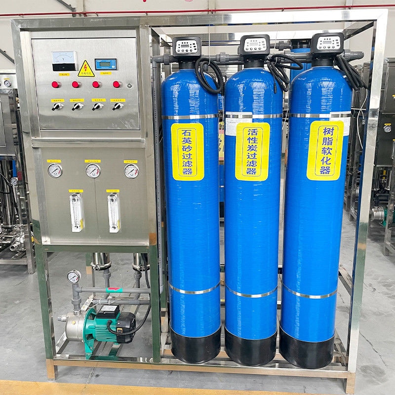 1000LPH RO система очистки воды обратным осмосом для 3-х бутылок